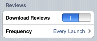 Enable Reviews