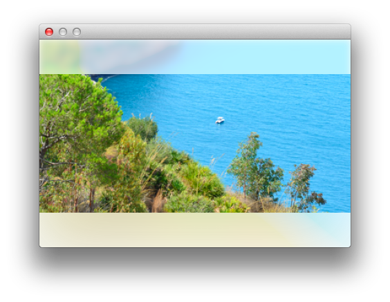 RMBlurredView in the demo app