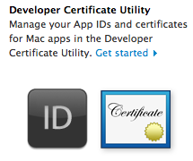 Developer Certificate Utility