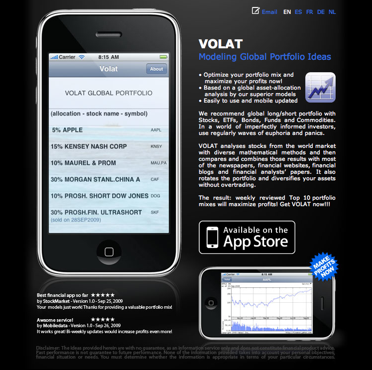 Volat Product Website