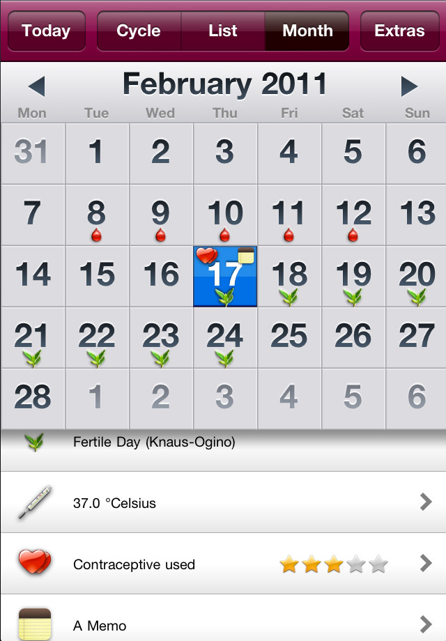iWoman Calendar