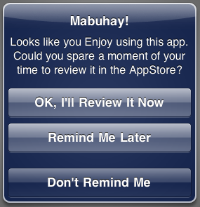 Review Dialog